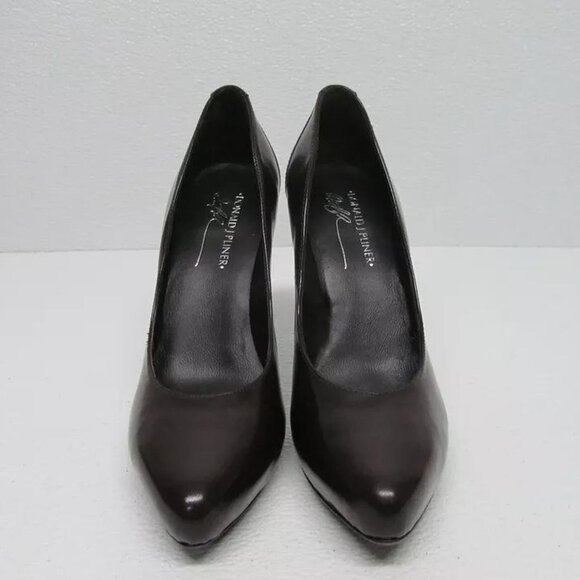 Donald J Pliner Edrice Stiletto Heels Leather Hidden Plafform Size 8.5 - Picture 2 of 9